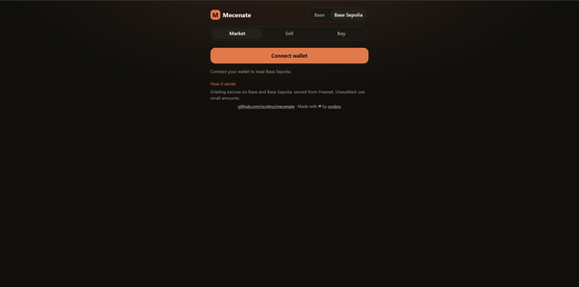 Mecenate screenshot