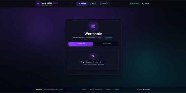 Wormhole screenshot